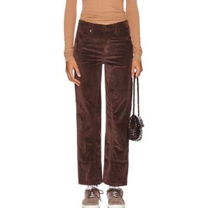 We The Free By Free People Risk Taker Corduroy High Rise Straight Leg Pants